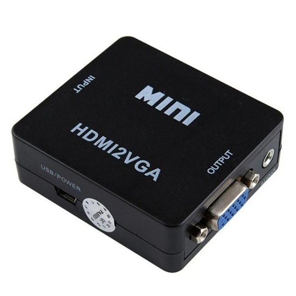 Mini HDMI2VGA Adapter HDMI VGA Neu