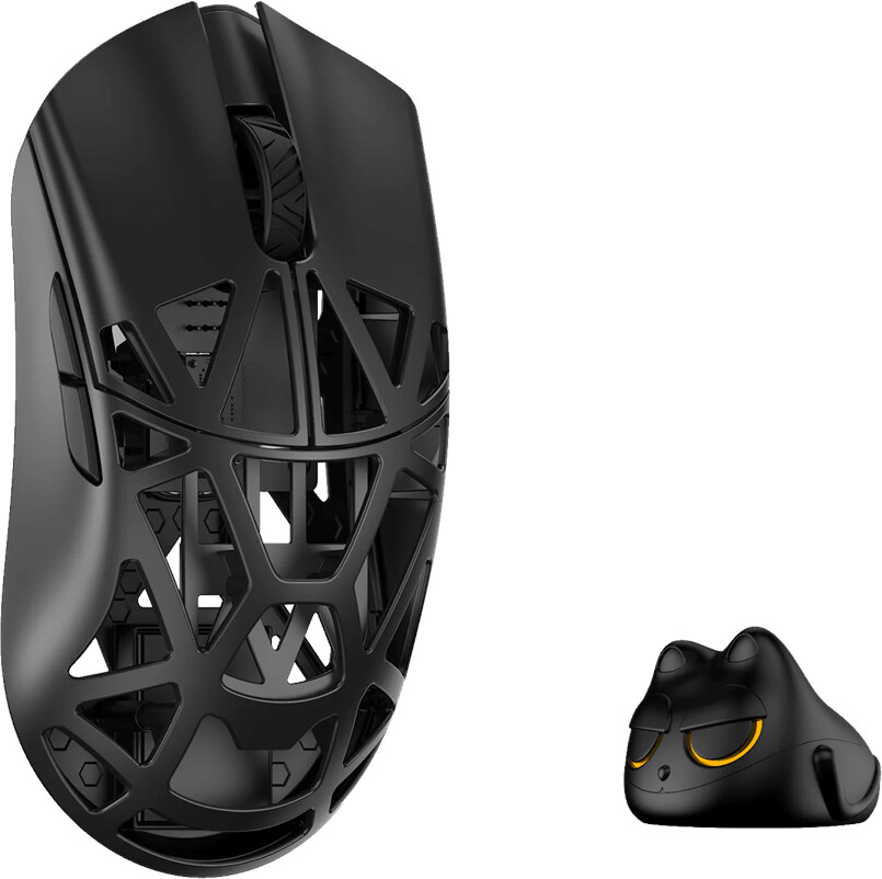 WLMouse Beast X Pro Wireless 8K Magnesium Gaming Maus Solid Sides Black Omron