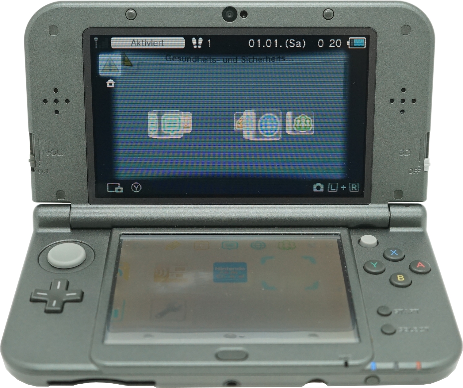 New Nintendo 3DS XL RED-001 Metallic Black