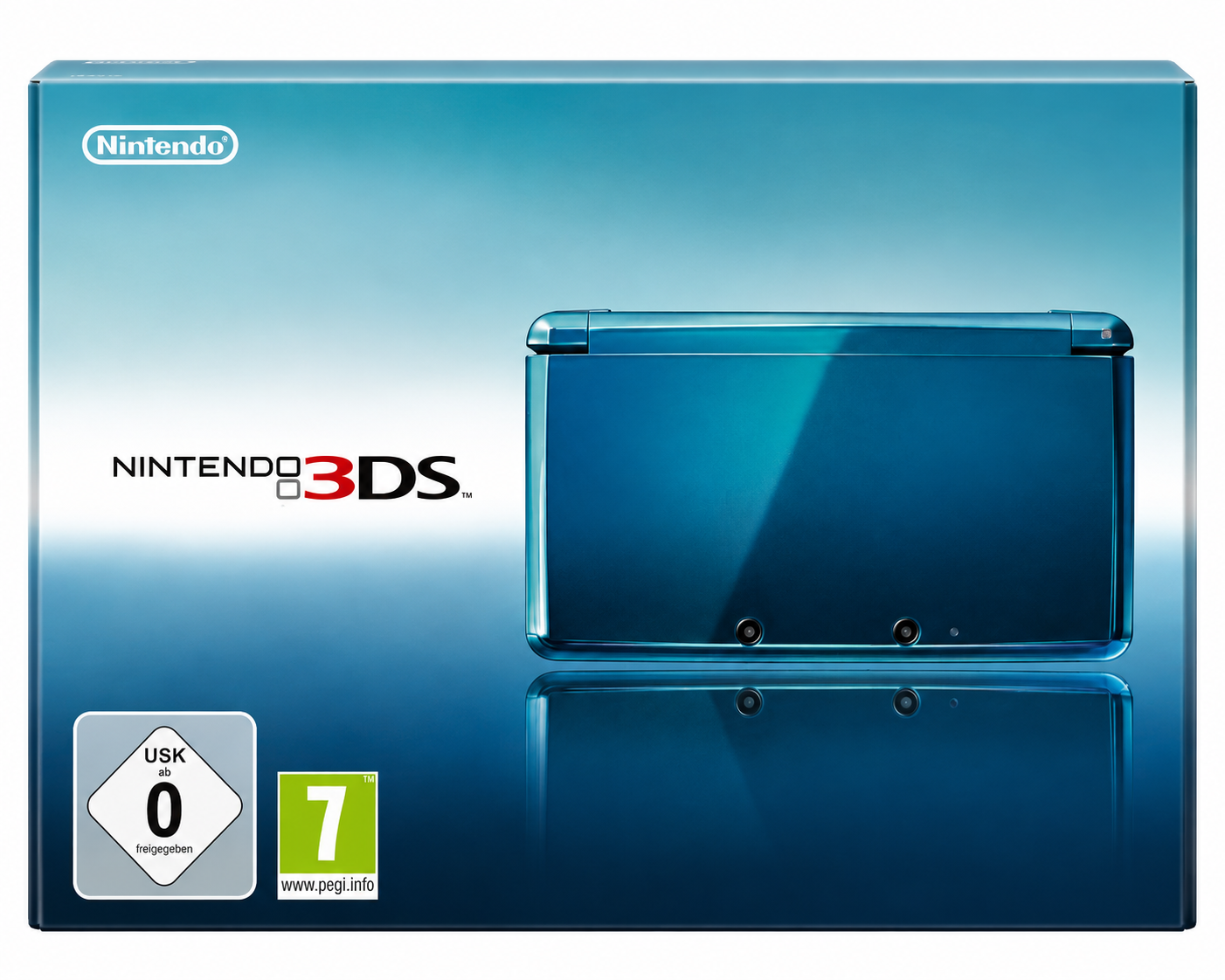 Nintendo 3DS Aqua Blau mit OVP CTR-001