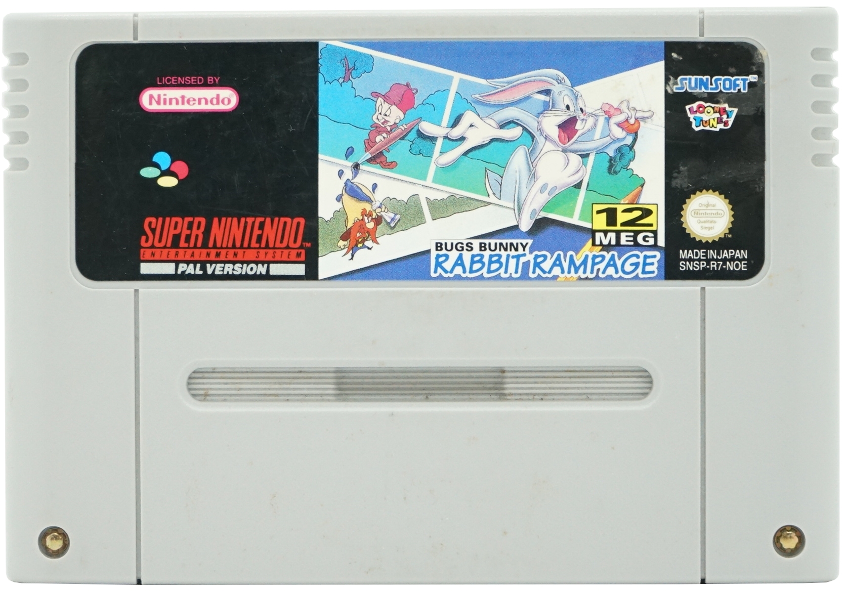 Bugs Bunny Rabbit Rampage SNES PAL SNSP-R7-NOE