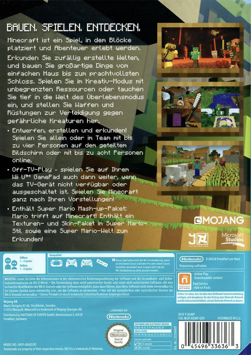 Minecraft Wii U Edition Wii U