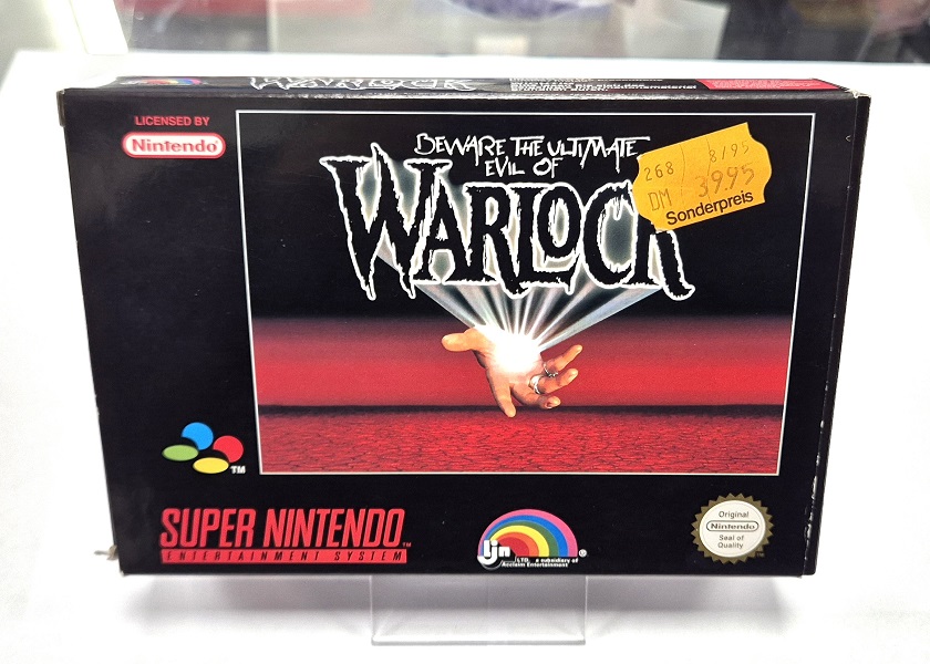 Beware The Ultimate Evil Of Warlock OVP SNES