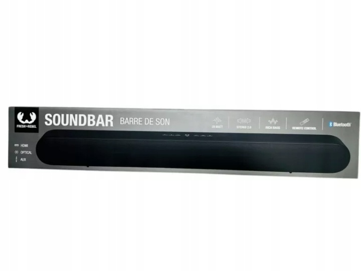 Fresh'n Rebel Barre De Son 28W Soundbar Schwarz