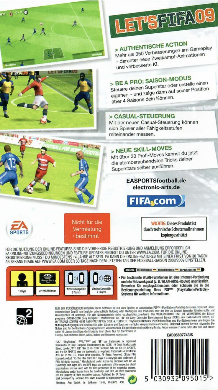 Fifa 09 (Essentials) PSP