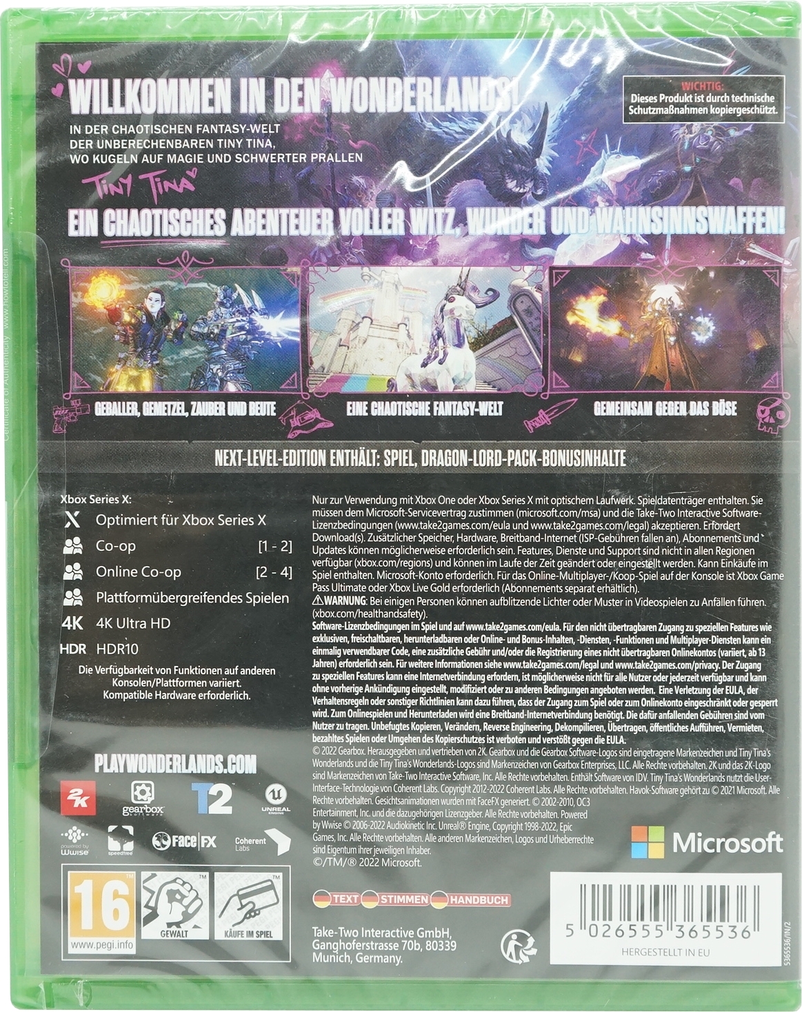 Tiny Tinas Wonderlands Xbox One / Series X