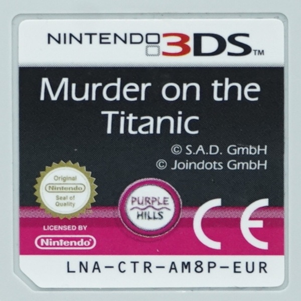 Murder on the Titanic 3DS Ohne OVP