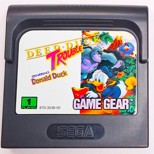 Deep Duck Trouble Donald Duck Ohne OVP Sega Game Gear