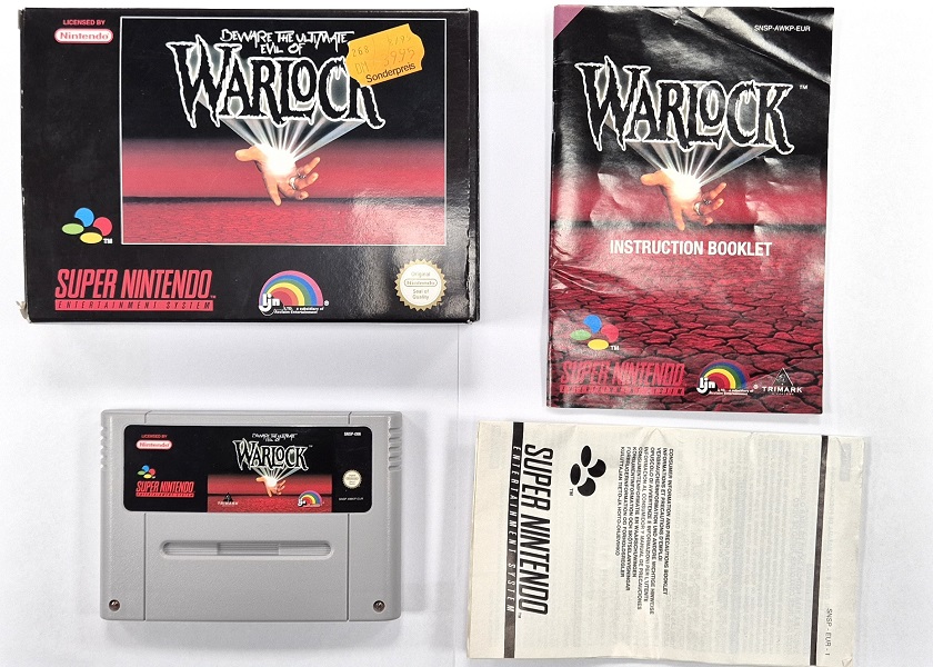 Beware The Ultimate Evil Of Warlock OVP SNES