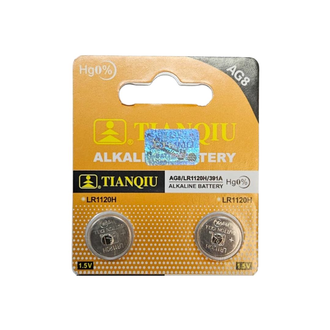 Tianqiu Alkaline Knopfzelle doppelpack AG8