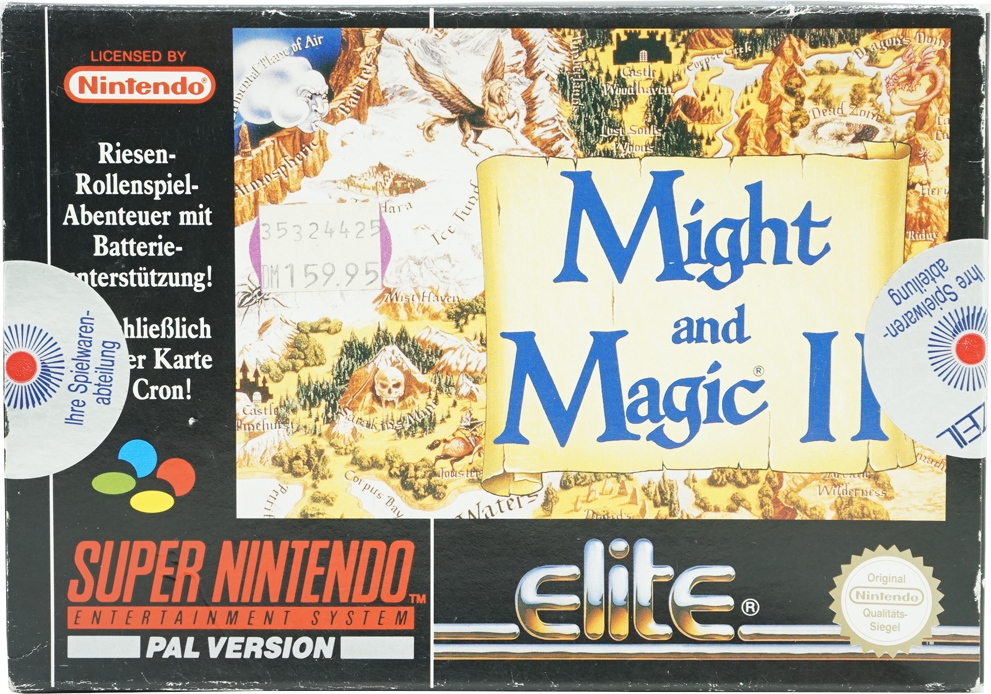 Might and Magic 2 SNES mit OVP