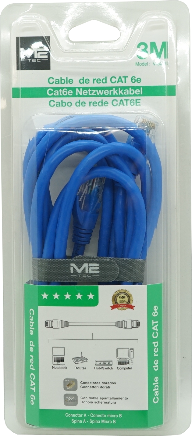 M2 TEC Lan Kabel CAT6e 3m V-5020