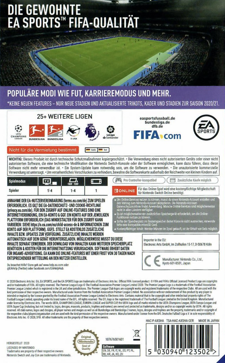 FIFA 21 Legacy Edition Switch