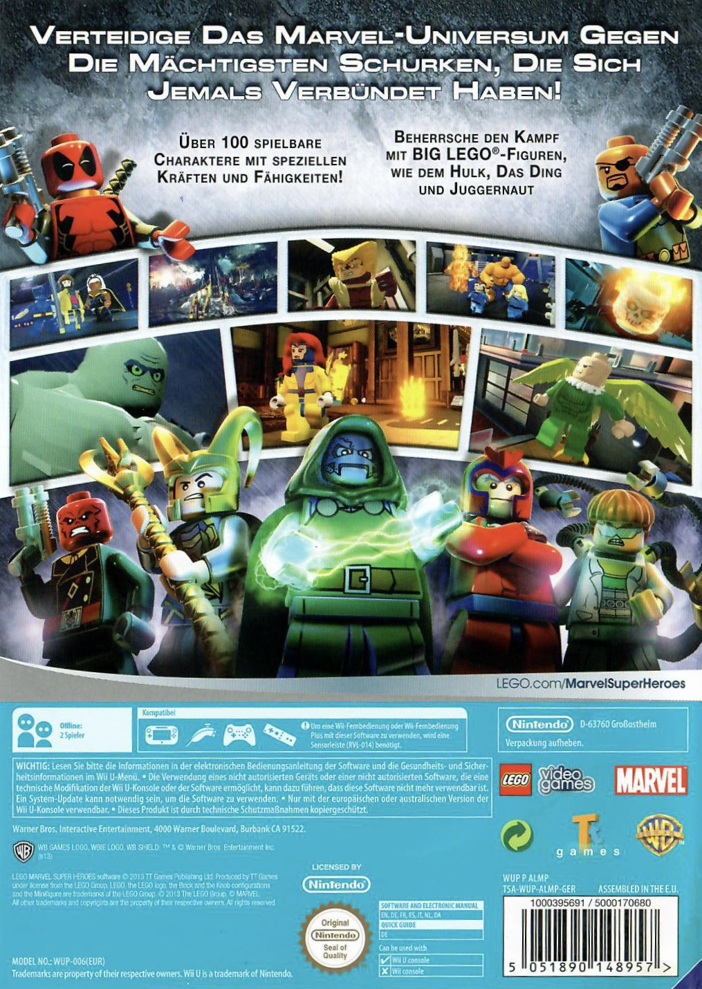 Lego Marvel Super Heroes Wii U