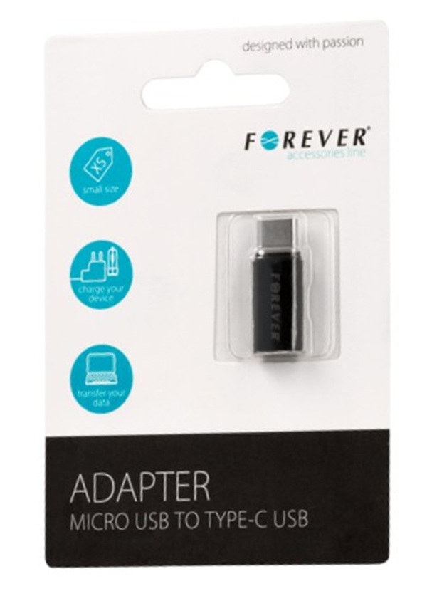 Forever Mobile Micro USB To USB Type C Adapter