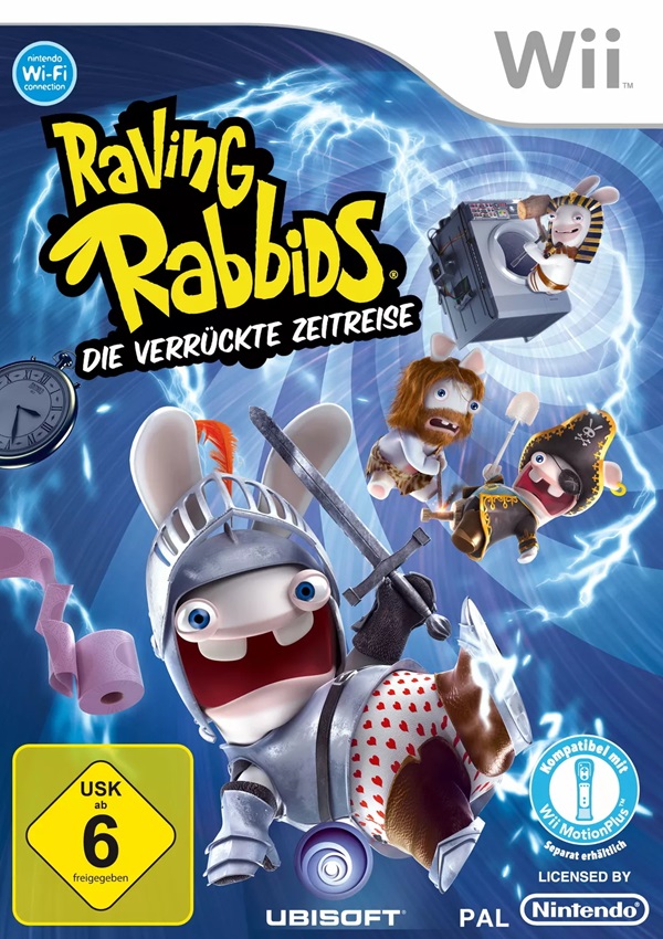 Raving Rabbids die Verrückte Zeitreise Wii