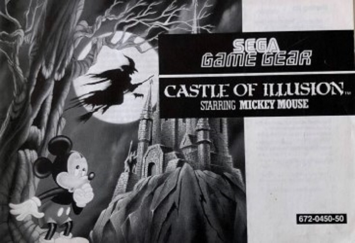 Castle Of Illusion Starring Mickey Mouse Ohne OVP mit Spielanleitung Sega Game Gear