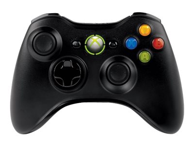 Microsoft Xbox 360 Wireless Controller Schwarz
