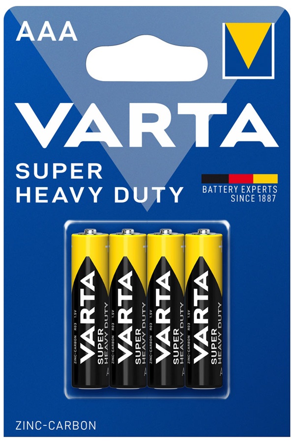 Varta AAA Super Heavy Duty Zinc-Carbon
