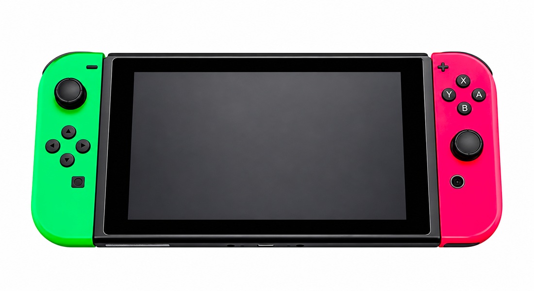 Nintendo Switch Grün / Pink HAC-001 Konsole