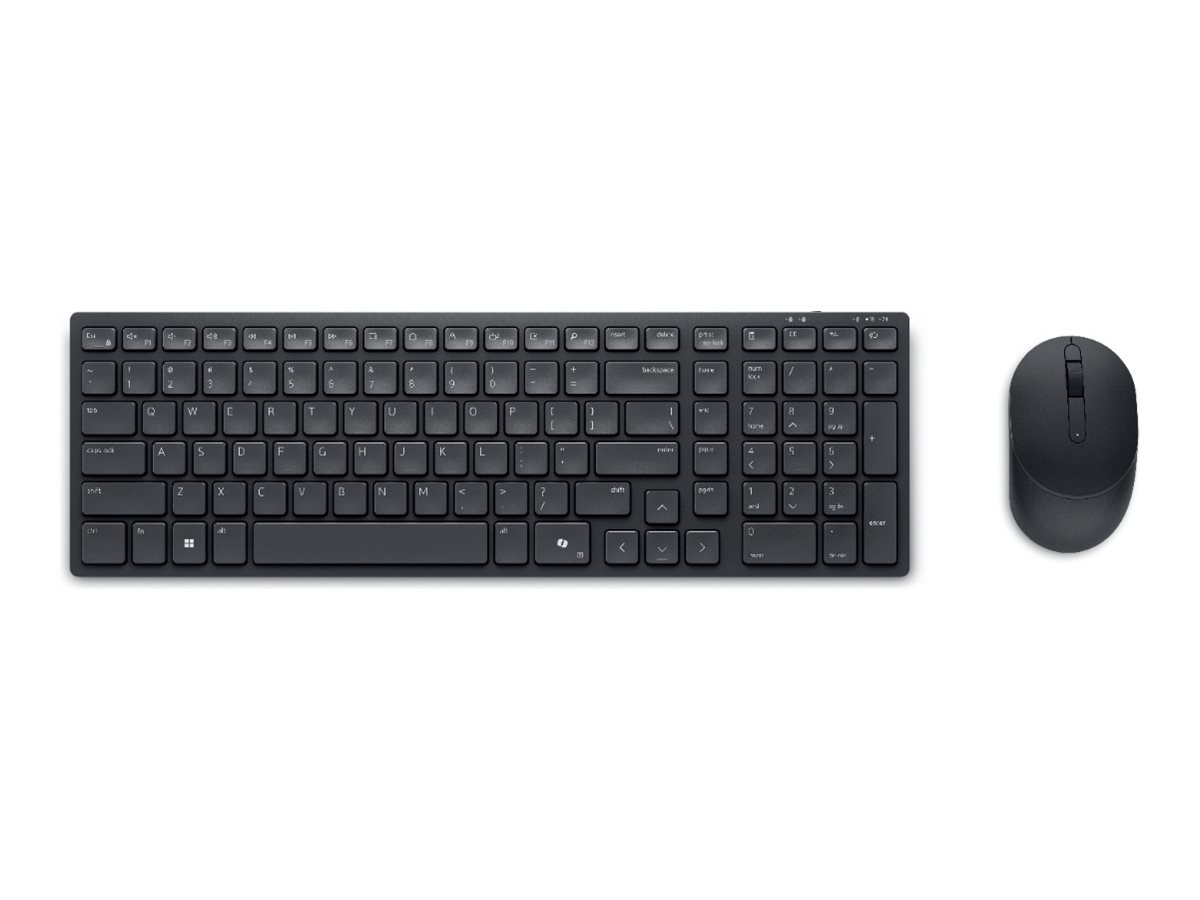 Dell KM555 Silent Wireless Tastatur & Maus (QWERTY) Schwarz