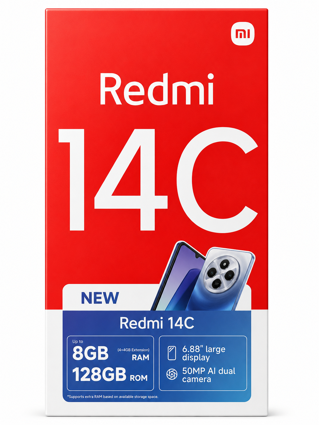 Xiaomi Redmi 14C 128GB 4GB Starry Blue