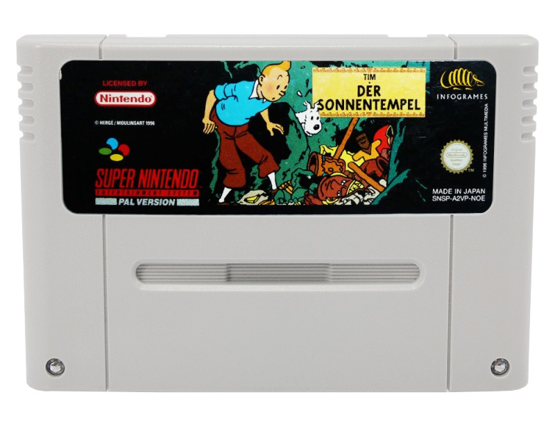 Tim & Struppi: Der Sonnentempel SNES SNSP-A2VP-NOE