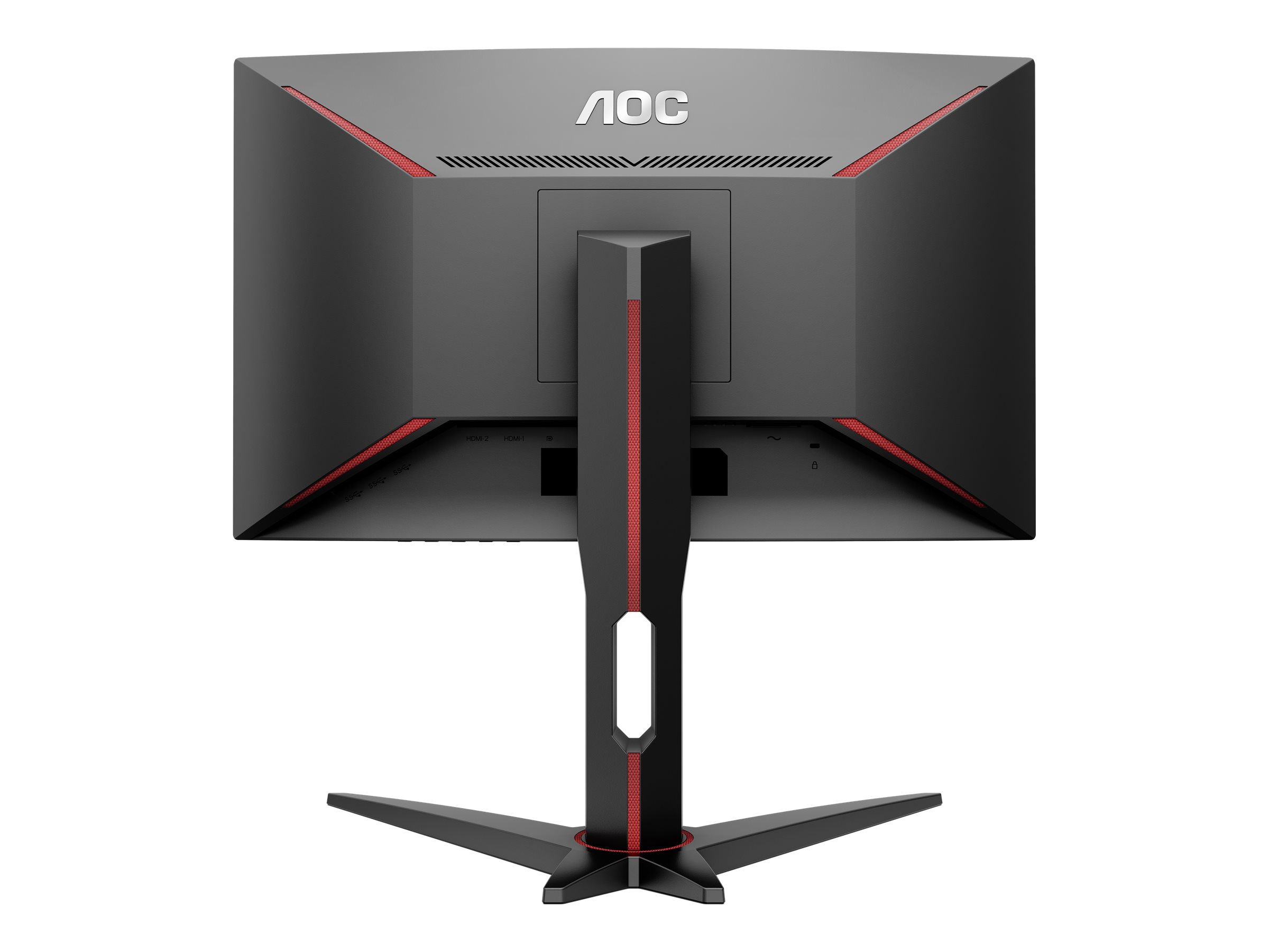 AOC 27" Gaming Monitor Full HD Curved Led 144hz C27G1Schwarz Rot