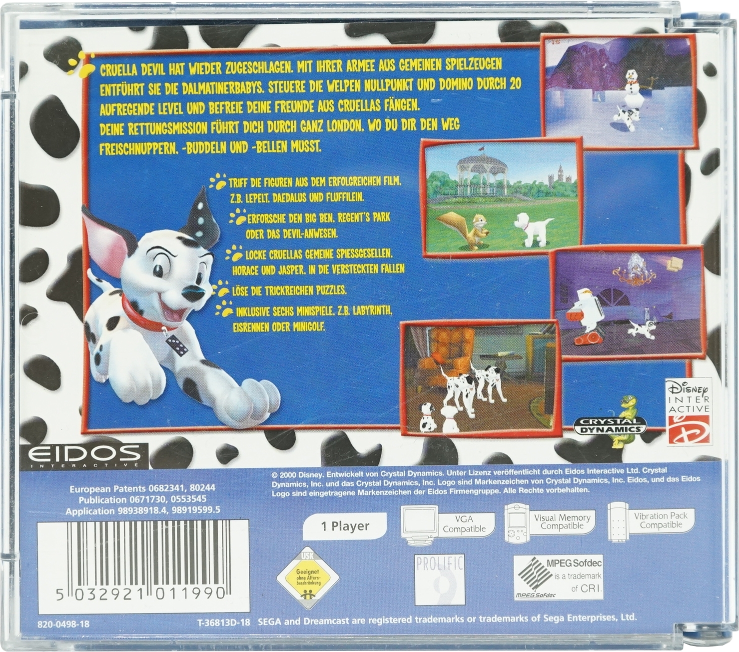 Disneys 102 Dalmatiner Sega Dreamcast