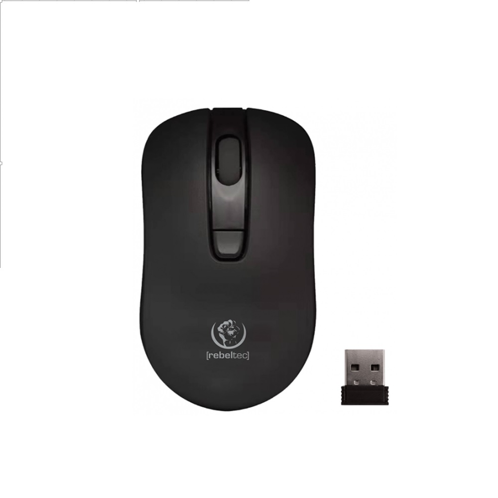 Star Wireless Optical Mouse Black