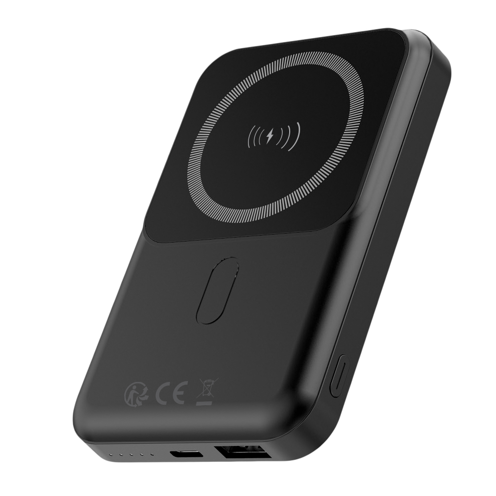 Forever Magnetic Wireless Powerbank10000 mAh 22,5W Wired 15W Wireless Charging Black