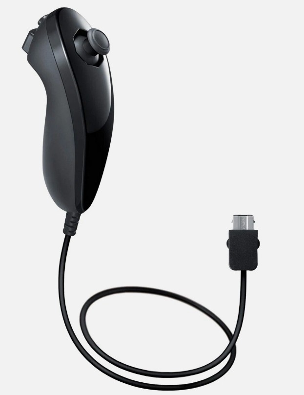 Nintendo Wii Nunchuk RVL-004 Schwarz