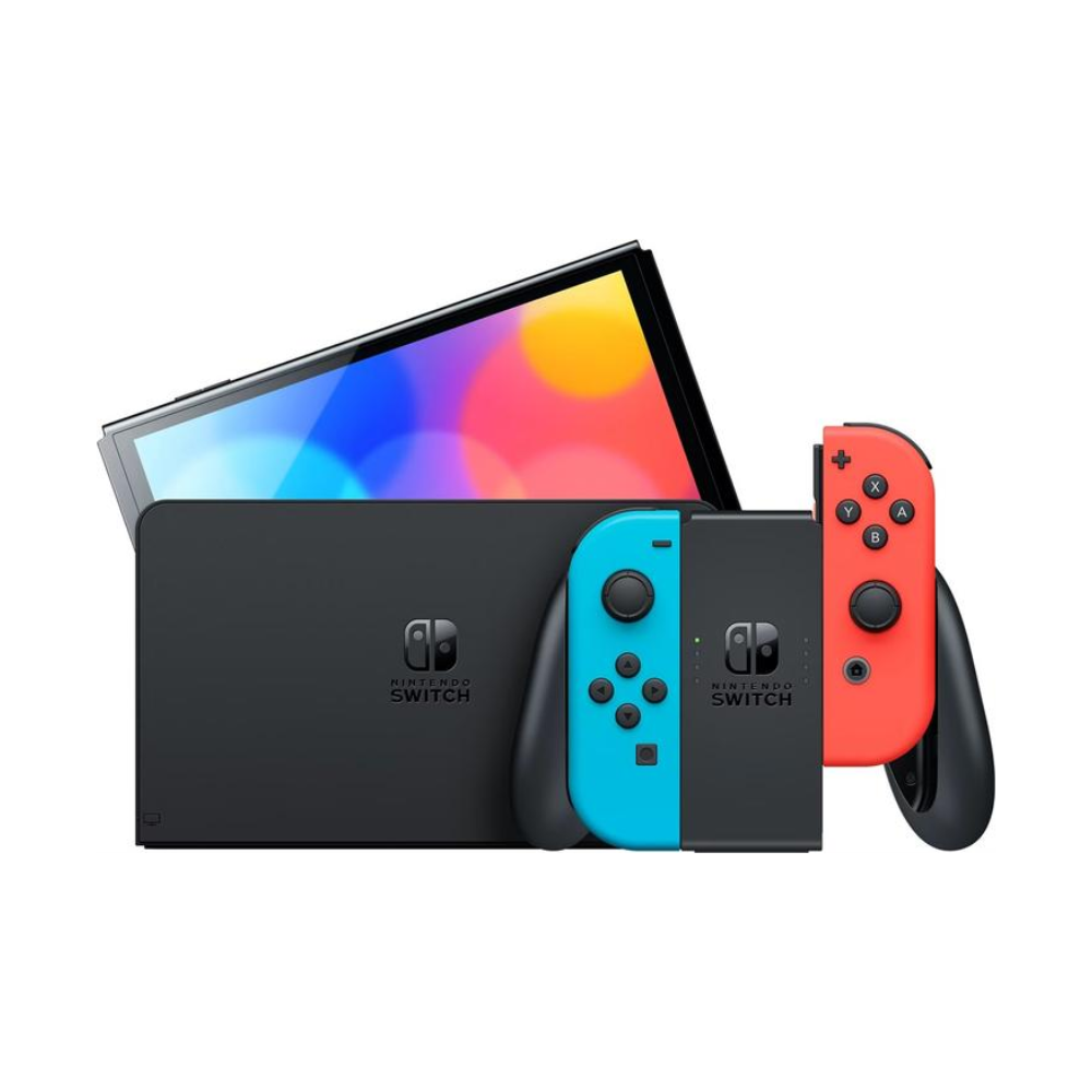 Nintendo Switch OLED HEG-001 Konsole Blau/Rot
