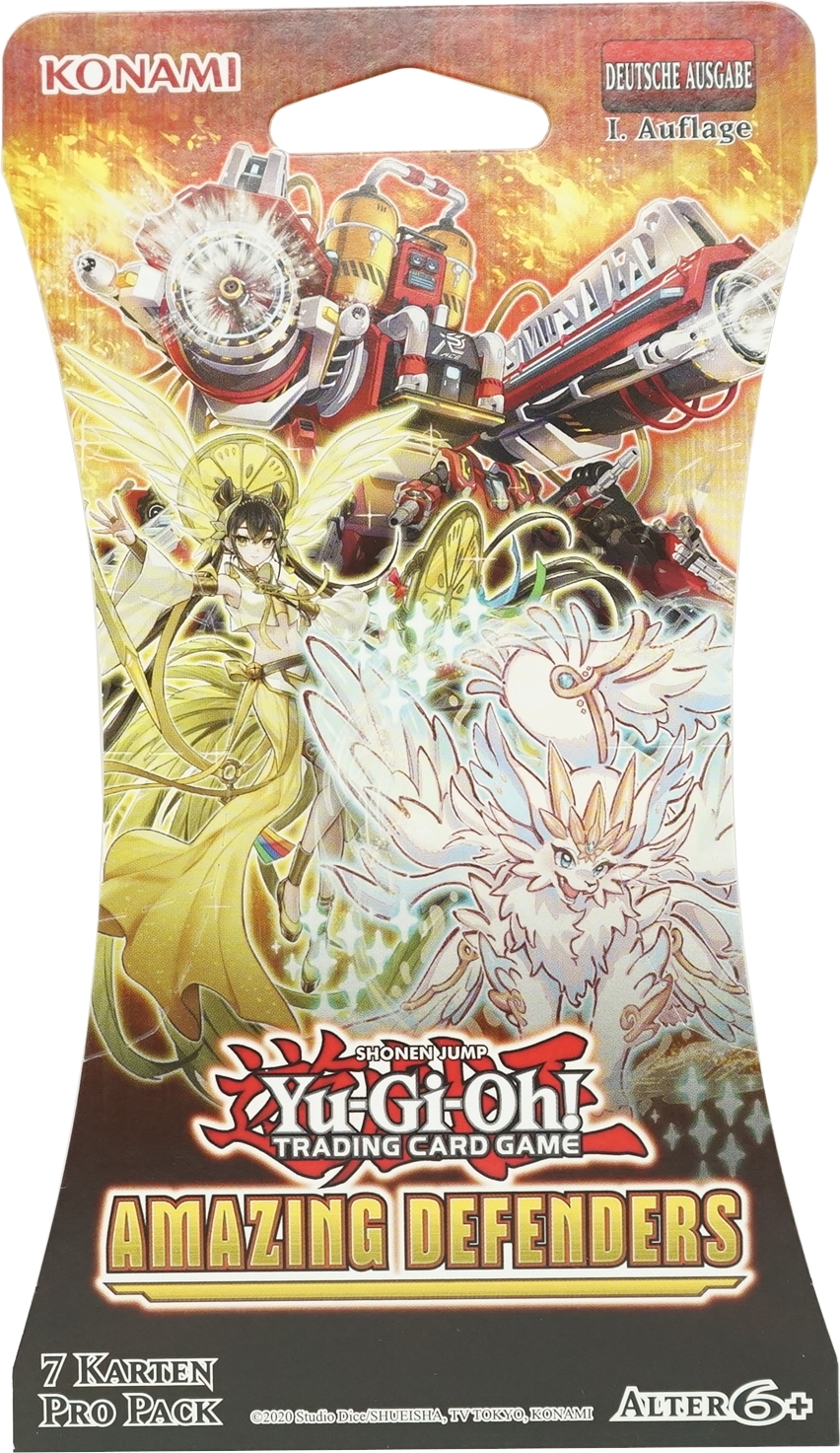 Konami Yu-Gi-Oh! Trading Card Game Amazing Defenders 1 Pack 7 Karten Neu