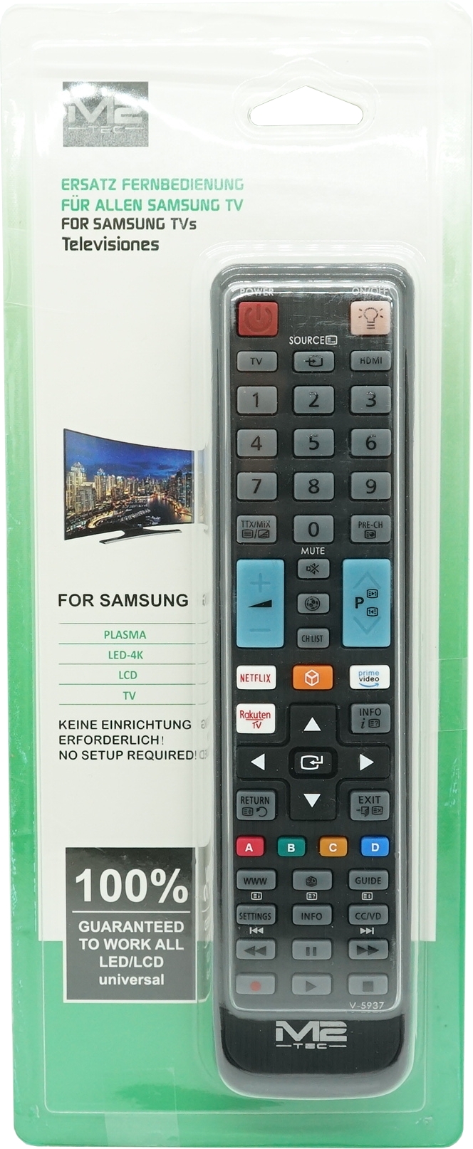 M2 Tec Fernbedienung für Samsung TV