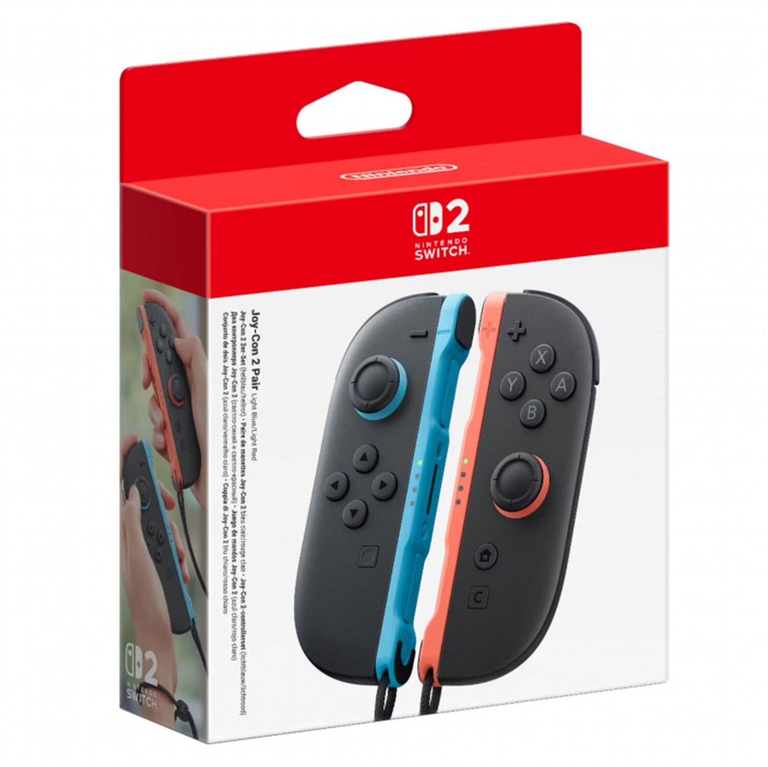 Nintendo Switch 2 Joy Con Paar Rot Blau