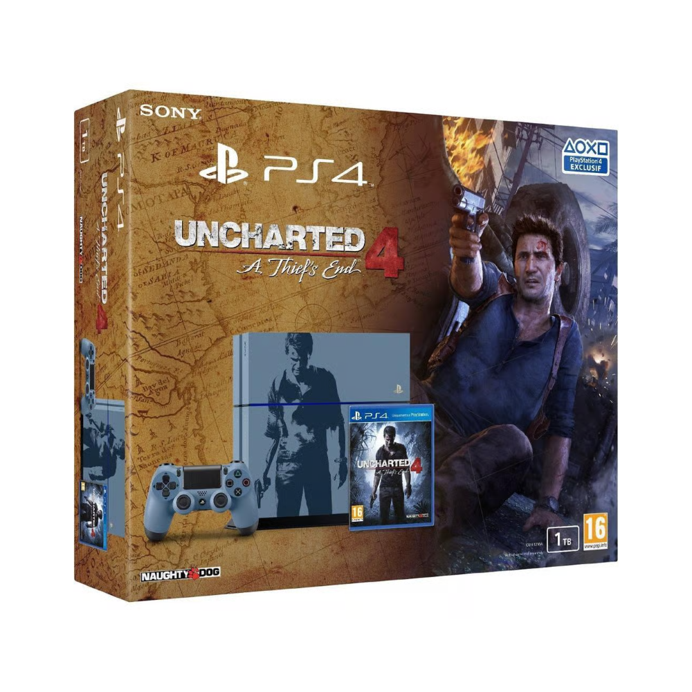 Sony Playstation 4 1TB CUH-1216B Uncharted 4 Limited Edition