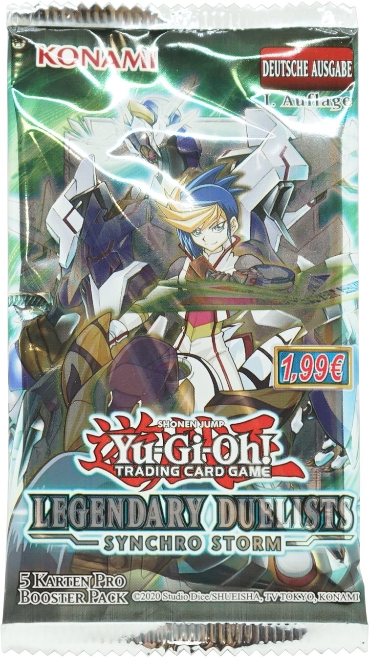 Konami Yu-Gi-Oh! Trading Card Game Legendary Duelists Synchro Storm 1 Booster 5 Karten