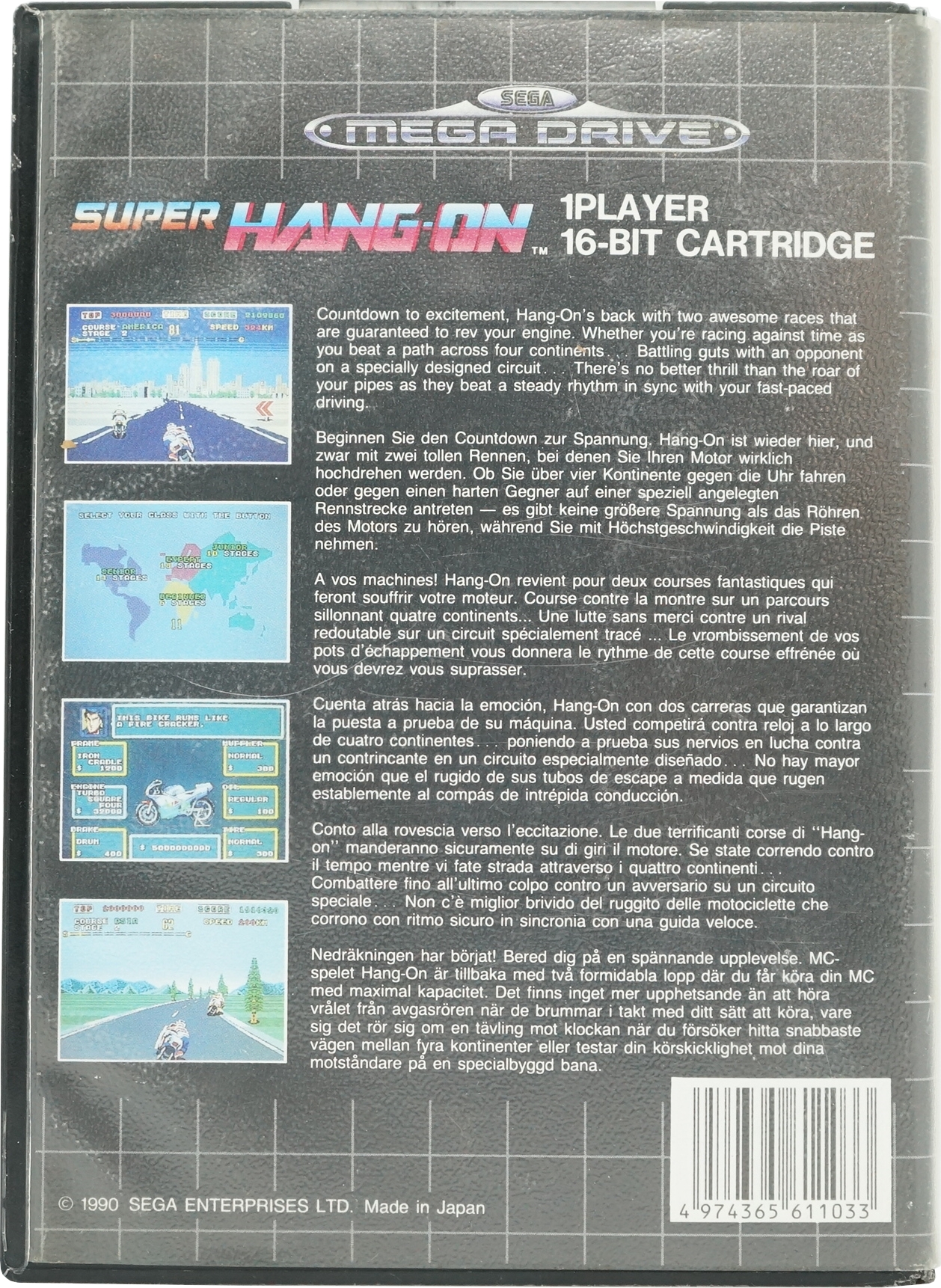 Super Hang On Sega Mega Drive