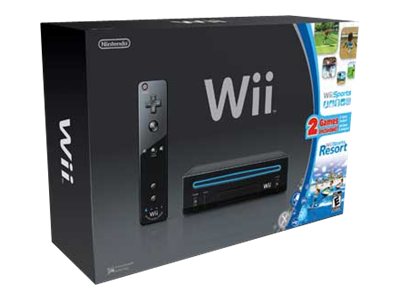 Nintendo Wii Schwarz RVL-001
