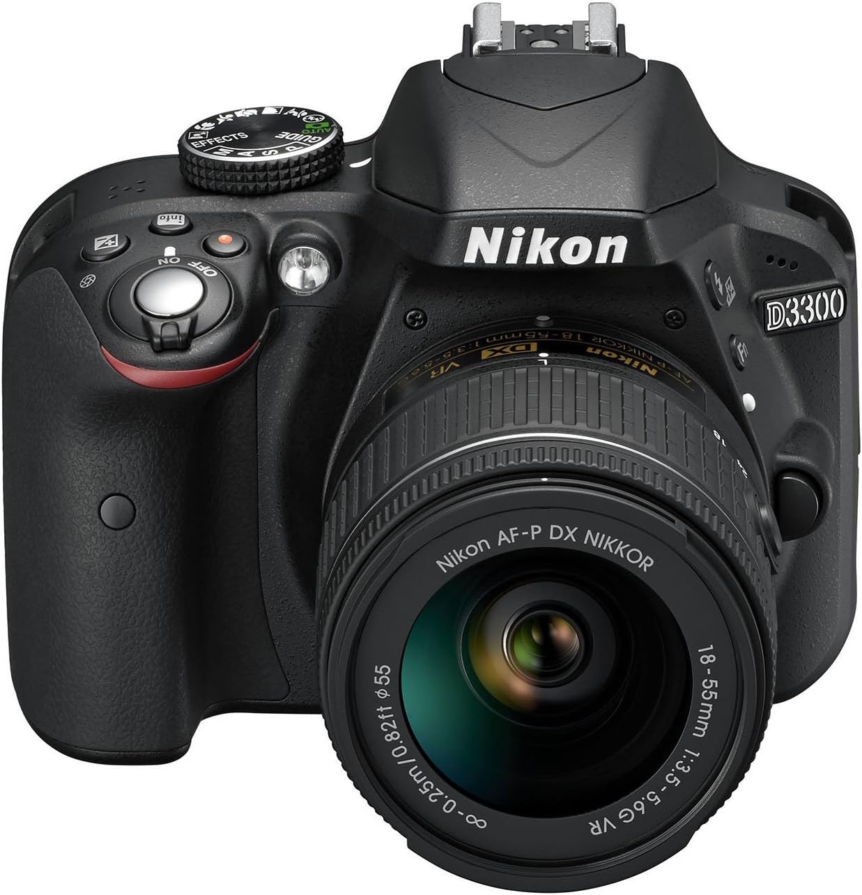 Nikon D3300 + Nikkor AF-S 18- 55mm 1:3.5 - 5.6 GII Kit Schwarz