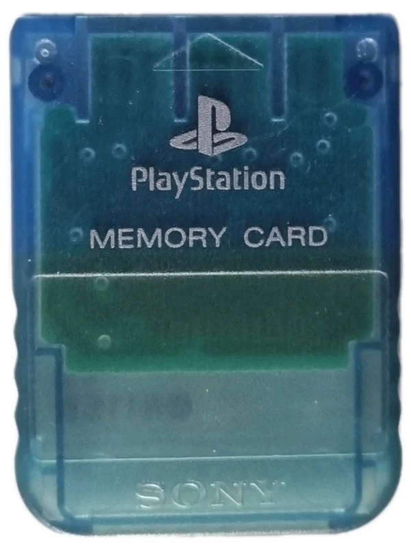 Sony Playstation Memory Card SCPH-1020 Blau/Transparent