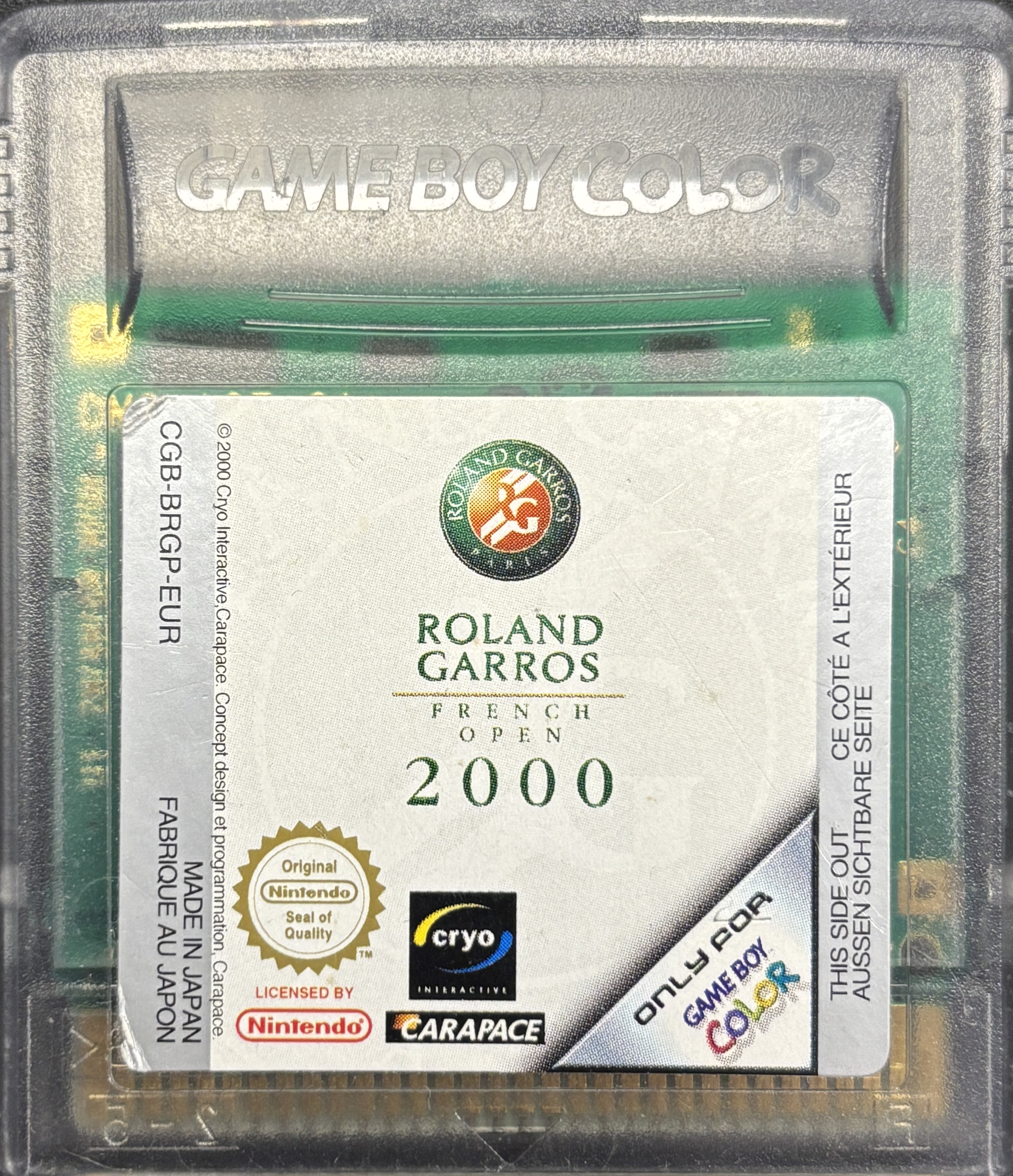 Roland Garros French Open 2000 CGB-BRGPEUR GBC