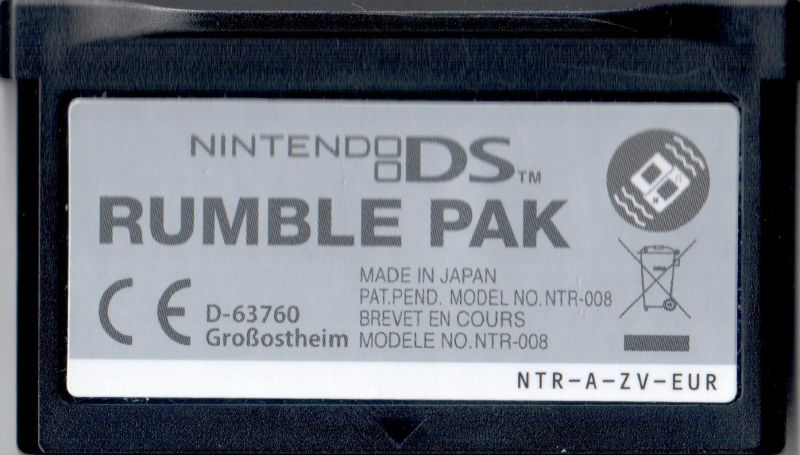 Nintendo DS Rumble Pak NTR-A-ZV-EUR
