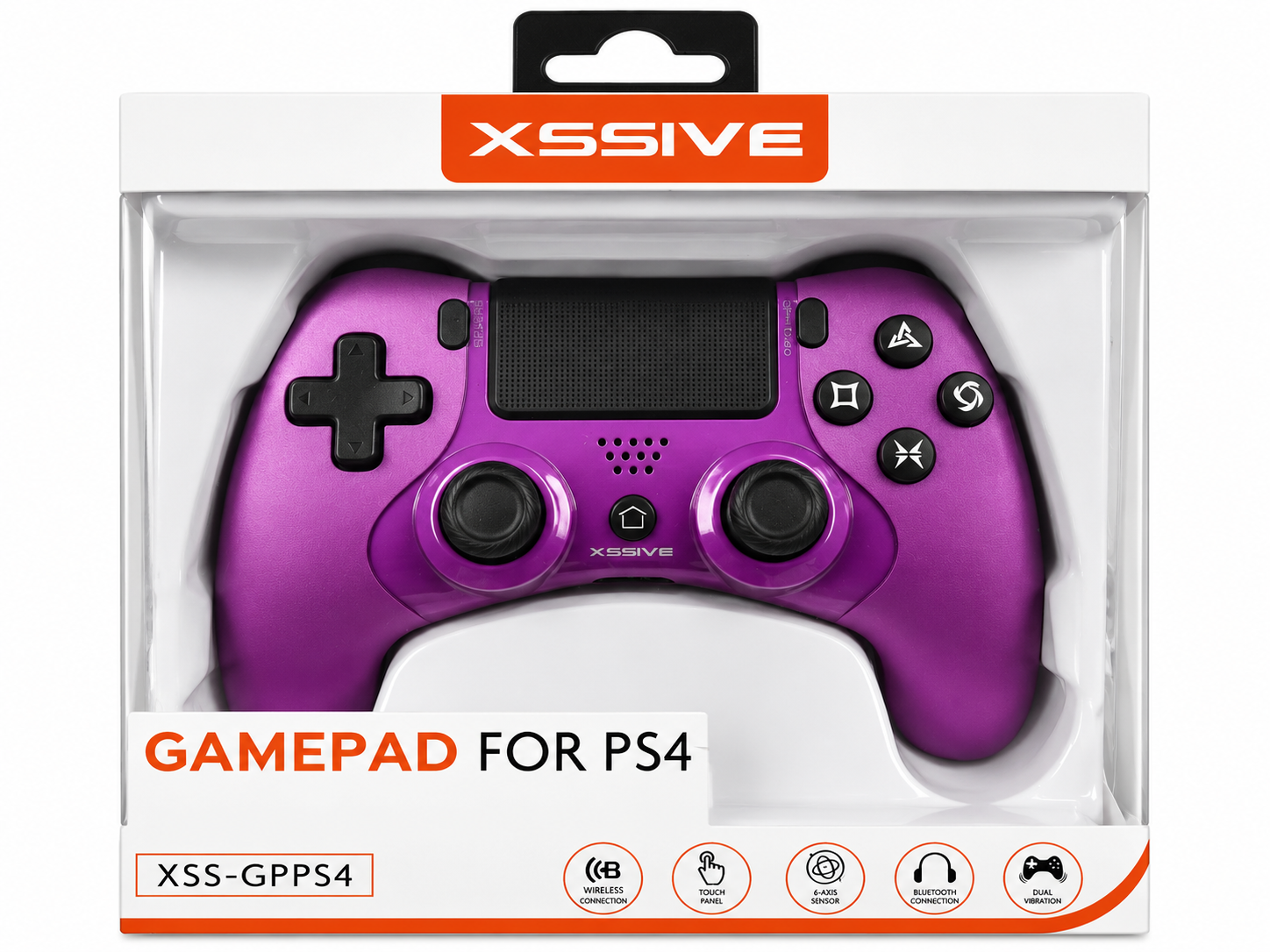 Xssive Gamepad für PS4 XSS-GPPS4 Violett