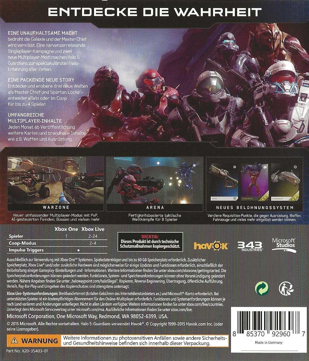 Halo 5 Guardians Xbox One