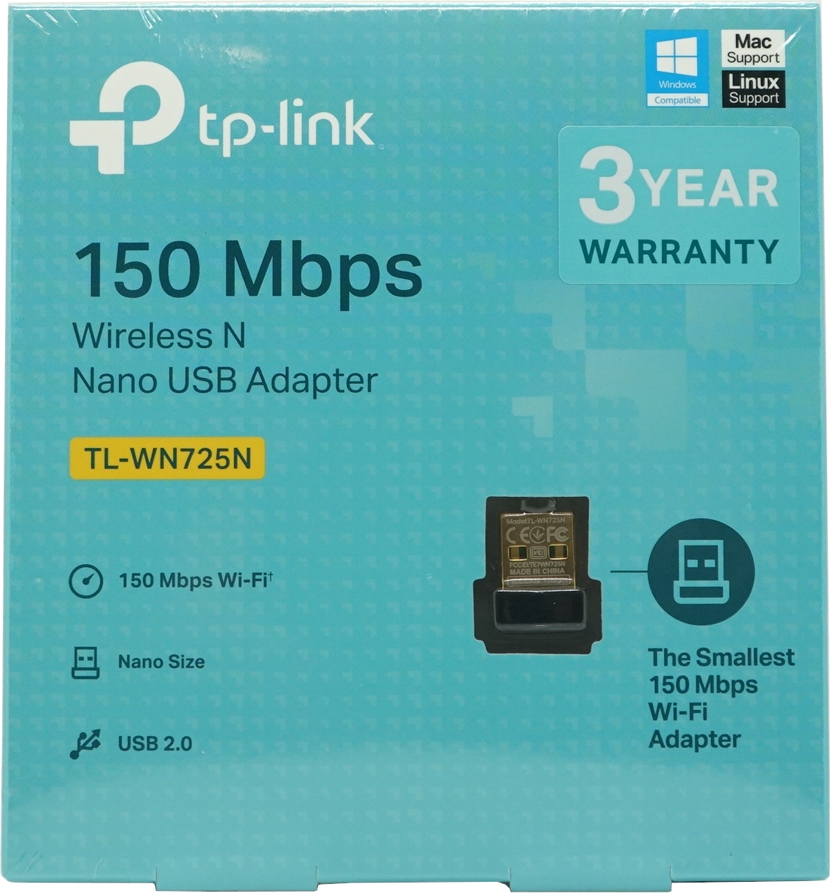 TP-Link TL-WN725N WLAN Adapter 150 Mbps