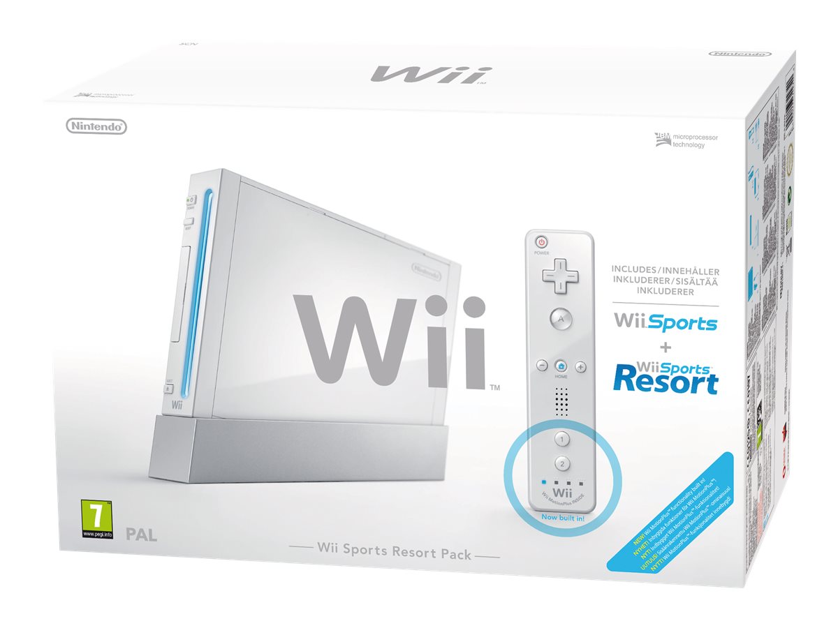 Nintendo Wii Sports Resort Pak [inkl. Wii Sports, Wii Sports Resort, Motion Plus] weiß
