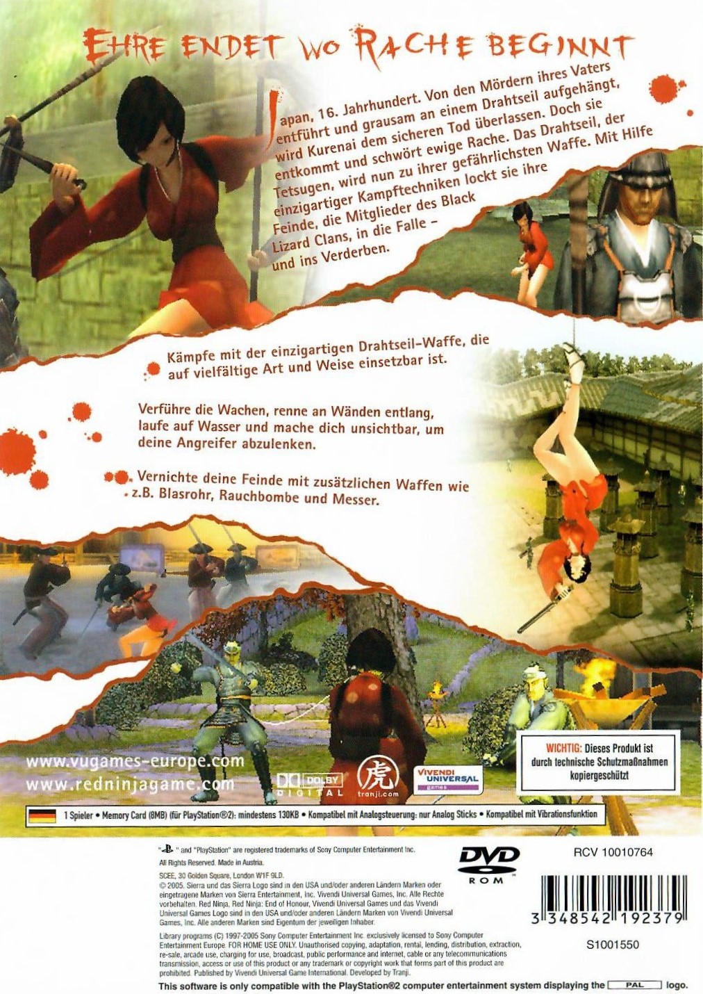 Red Ninja End of Honour PS2
