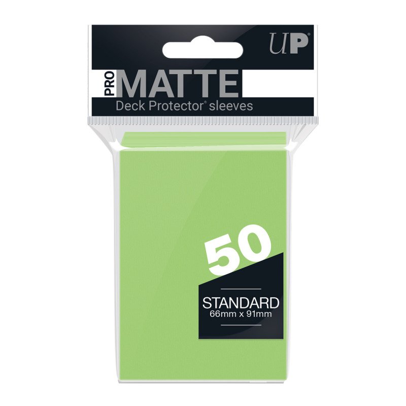 Ultra Pro Standard Sleeves Limettengrün Matt 50 Sleeves